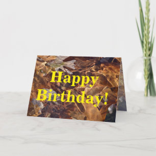 Carte Joyeux Camo d'anniversaire en plein air