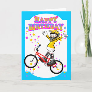 Carte Joyeux cavalier d'anniversaire, courageux et