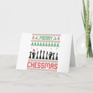 Carte Joyeux Chessmas Drôle échecs noël laide Sweat
