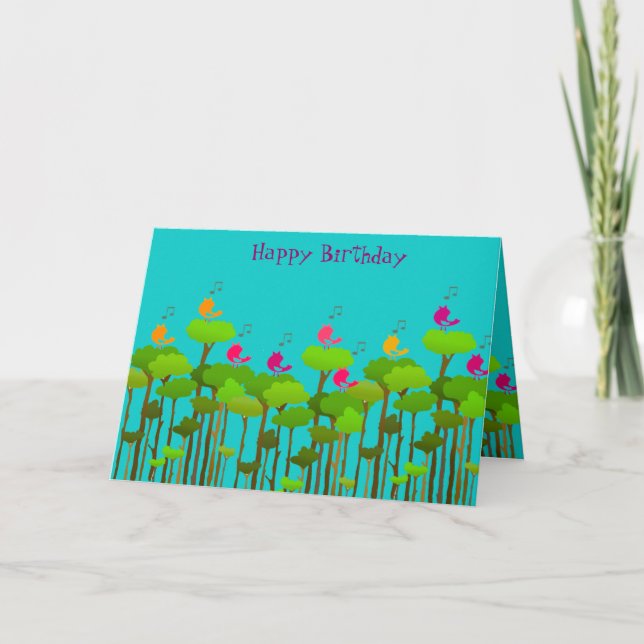 Carte Joyeux choeur d'anniversaire (Devant)