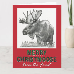 Carte Joyeux Christ Moose