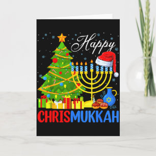 Carte Joyeux Christmukkah Drôle Hanukkah Noël Joyeux