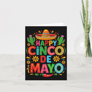 Carte Joyeux Cinco De Mayo Fiesta Parti Mexicain Hommes 