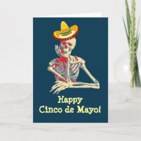 Joyeux Cinco de Mayo Skeleton