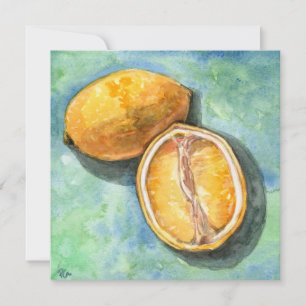 Carte Joyeux citron