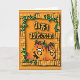 Carte Joyeux Citrouilles d'Halloween