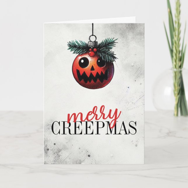 Carte Joyeux Creepmas (Devant)