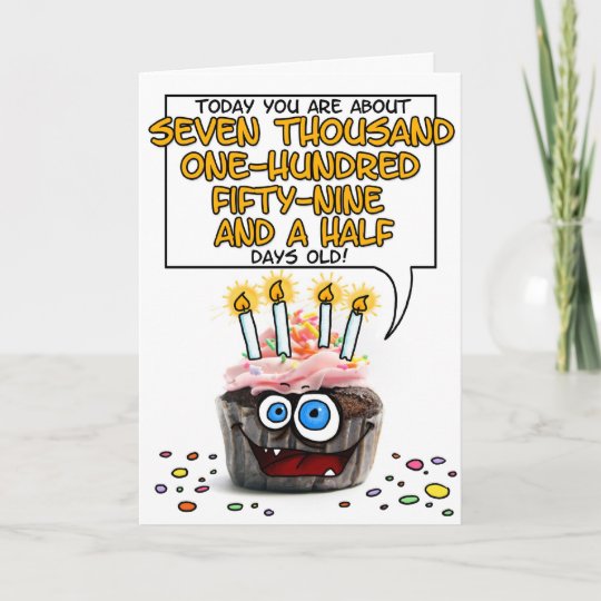 Carte Joyeux Cupcake D Anniversaire 19 Ans Zazzle Ca