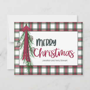 Carte Joyeux de Noël personnalisée
