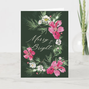 Carte Joyeux et lumineux design moderne scénarisé
