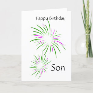 Carte Joyeux Fils d'anniversaire