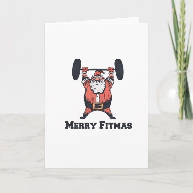 Carte Joyeux Fitmas (Devant)