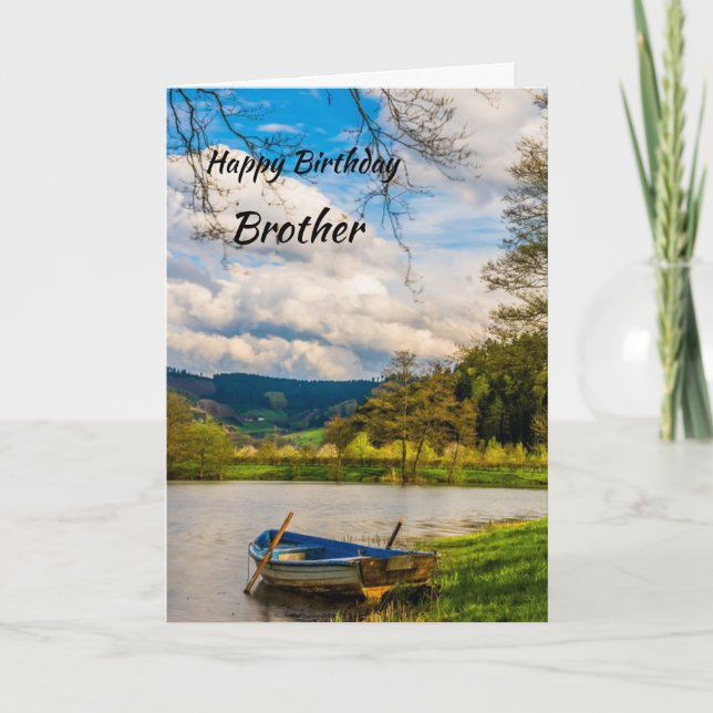 Carte Joyeux frère d'anniversaire (Devant)