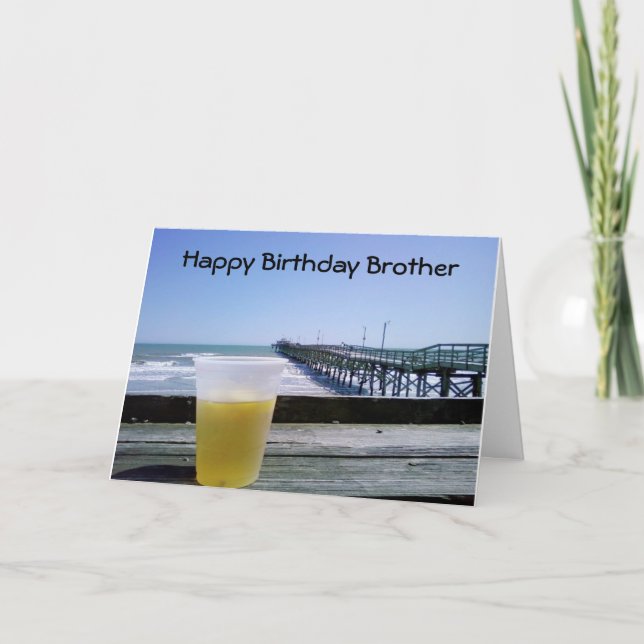 Carte Joyeux frère d'anniversaire (Devant)