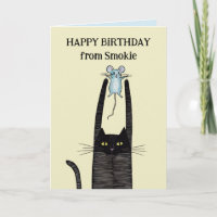 Joyeux fronton d'anniversaire votre chat, Chats no
