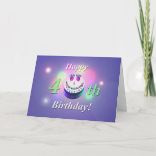 Carte Joyeux gâteau du 40e anniversaire