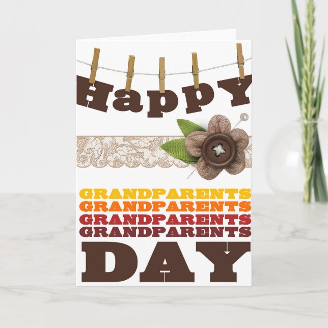 Carte Joyeux Grandparents (Devant)