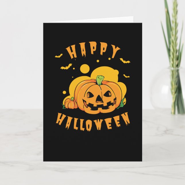 Carte Joyeux Halloween (Devant)
