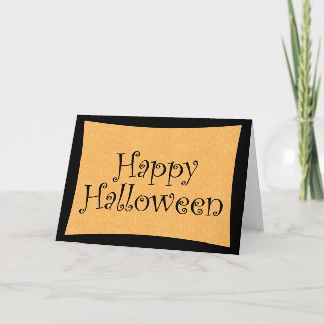 Carte Joyeux Halloween (Devant)