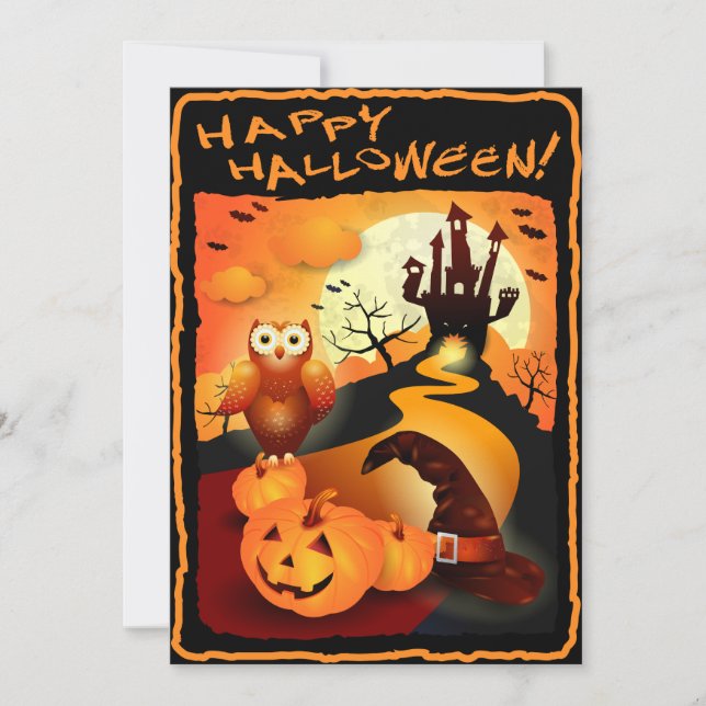 Carte Joyeux Halloween ! (Devant)