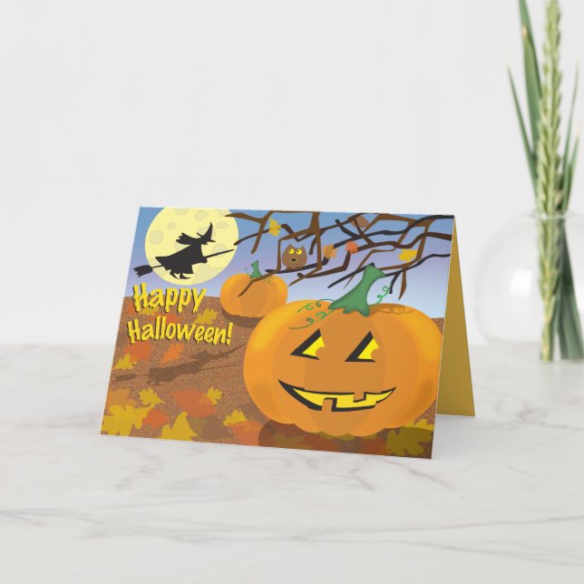 Carte Joyeux Halloween ! (Devant)