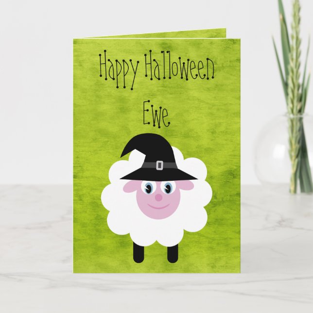 Carte Joyeux Halloween Ewe (Devant)