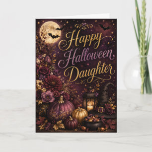 Carte Joyeux Halloween Fille