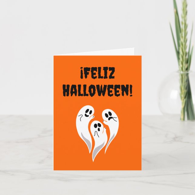 Carte Joyeux Halloween (Halloween espagnol) (Devant)