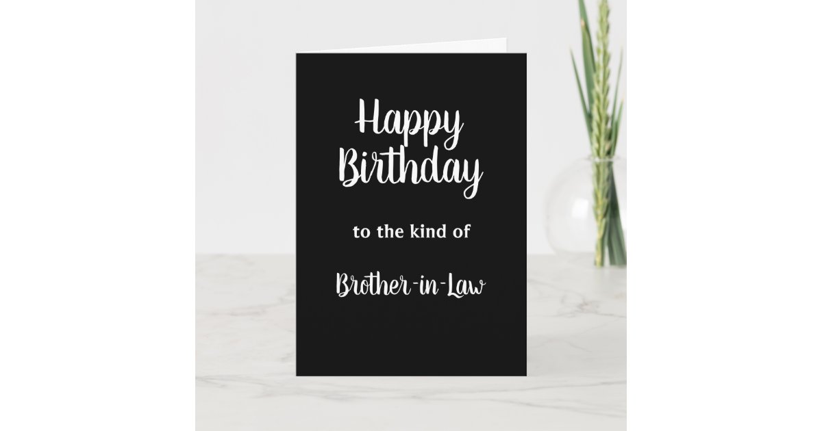 Carte Joyeux Humour De Beau Frere D Anniversaire Zazzle Ca