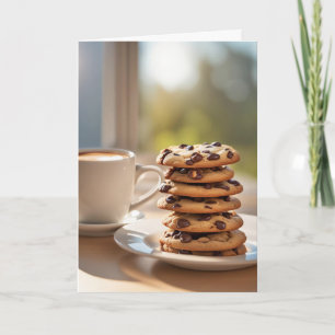 Carte Joyeux Jour de chocolat Chip Cookies