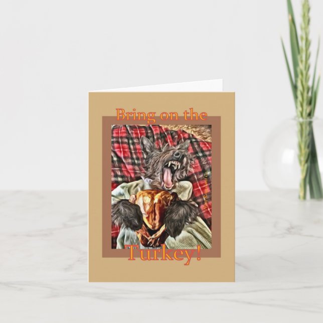 Carte Joyeux jour de dinde (Devant)