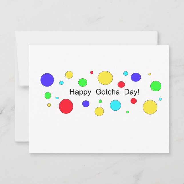 Carte Joyeux Jour de Gotcha ! (Devant)