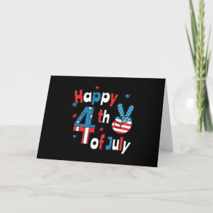 Carte Joyeux Jour de l'Indépendance 4 juillet