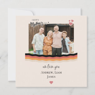 Carte Joyeux jour de mère nous t'aimons
