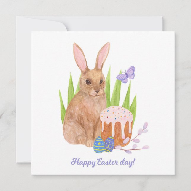 Carte Joyeux jour de Pâques (Devant)