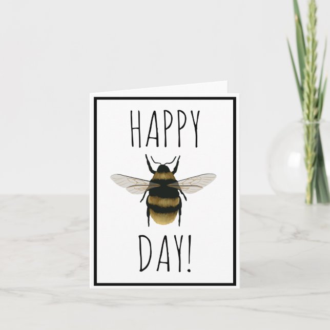 Carte Joyeux Jour des abeilles (Devant)
