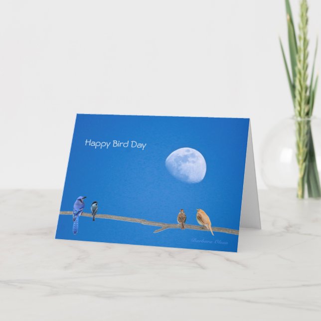 Carte Joyeux Jour des Oiseaux ! (Devant)