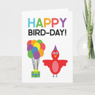 Carte Joyeux Jour des oiseaux   Joyeux anniversaire