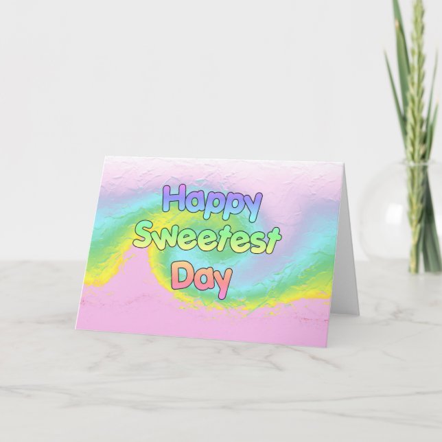 Carte Joyeux Jour le plus doux (Devant)