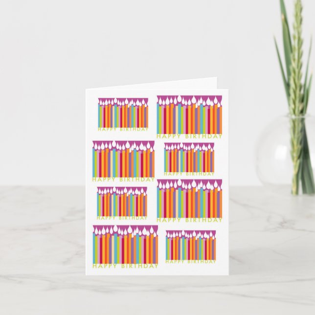 CARTE JOYEUX JOYEUX ANNIVERSAIRE (Devant)