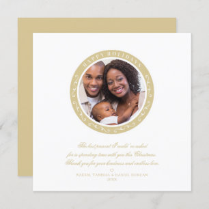 Carte Joyeux Joyeux Joyeux Vacances Classique Noël Photo