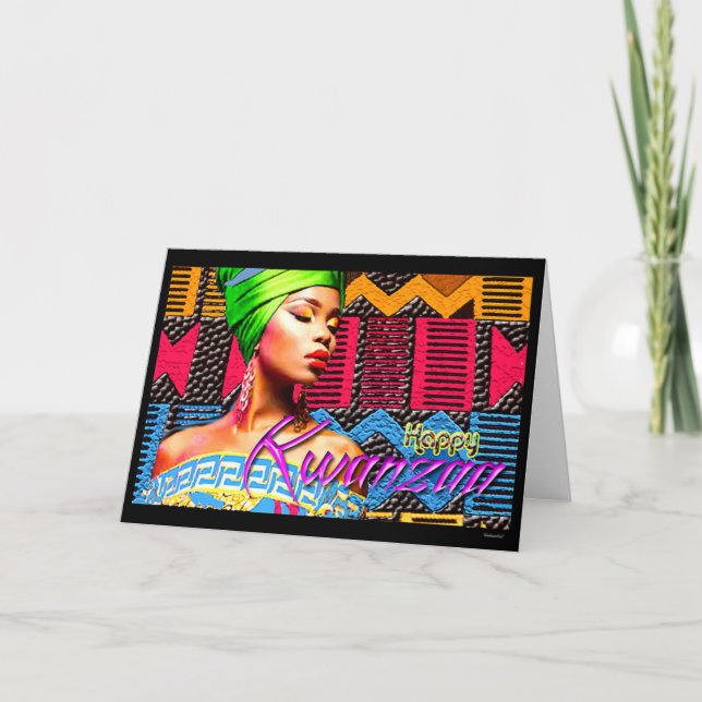 Carte Joyeux Kwanzaa (Devant)