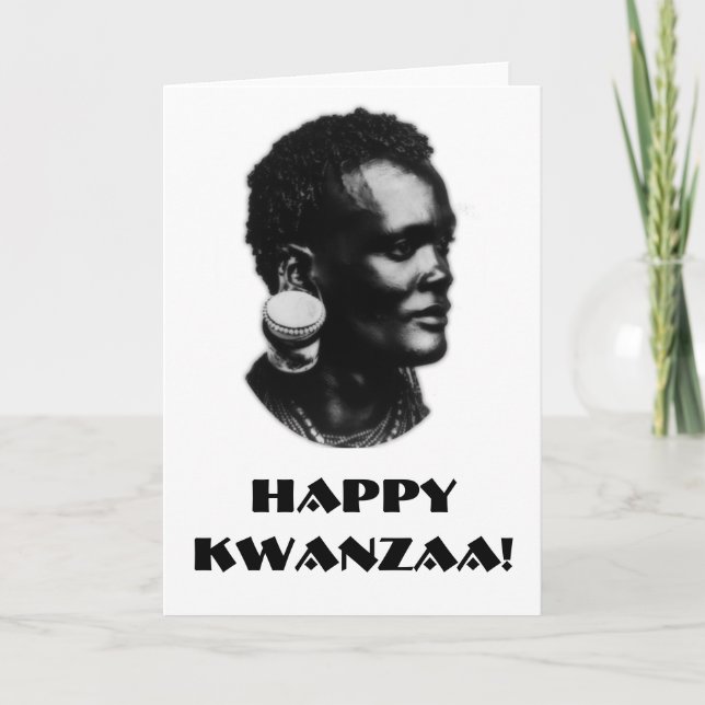 Carte Joyeux Kwanzaa ! (Devant)