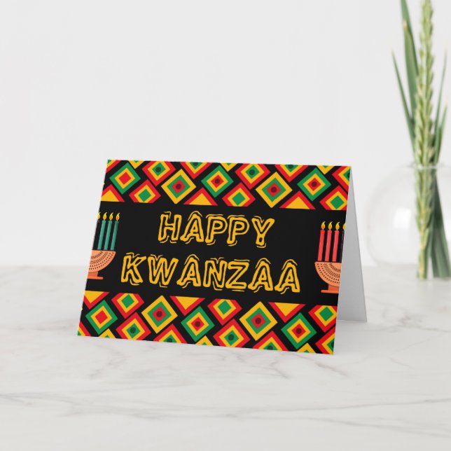 Carte Joyeux Kwanzaa (Devant)