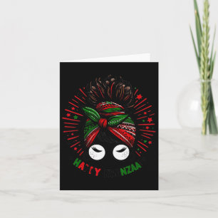 Carte Joyeux Kwanzaa Sept Principes De Kwanzaa Chignon S