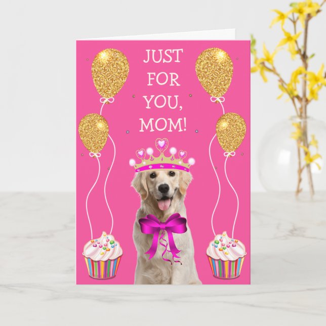 Carte Joyeux Laboratoire Jaune Maman Anniversaire (Fleur jaune)