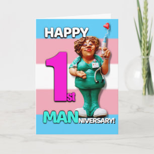 Carte Joyeux Manniversaire - Premier anniversaire sur T