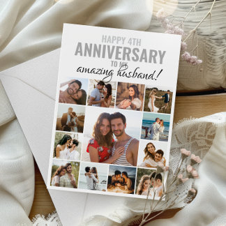 Carte Joyeux Mari Anniversaire | Photo de Wife Collage