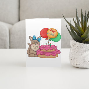 Carte Joyeux Marionnette d'anniversaire