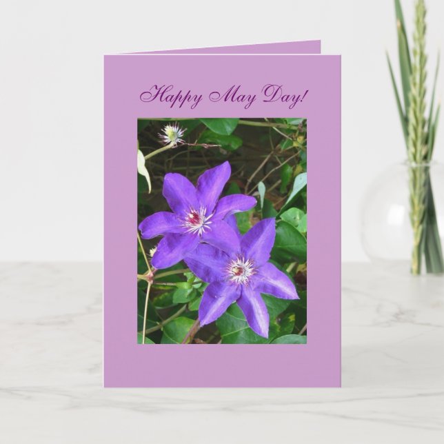 Carte Joyeux May Day ! (Devant)